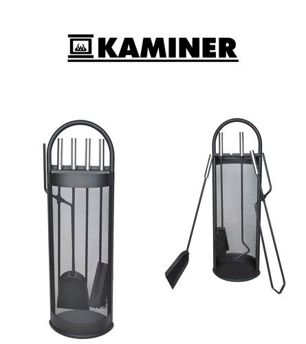 5-teiliges Kaminzubehör-Set mit modernem Design - Easy2sell-Deluxe