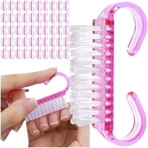 50 Manikürebürsten für optimale Hygiene – Rosa - Easy2sell - Deluxe