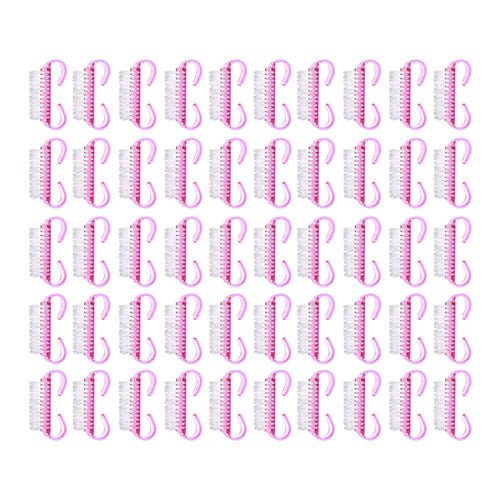 50 Manikürebürsten für optimale Hygiene – Rosa - Easy2sell - Deluxe