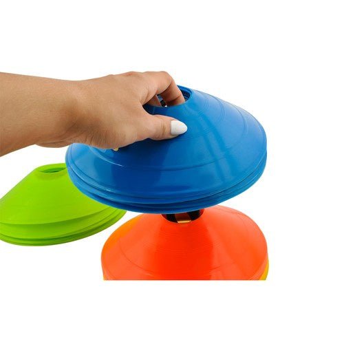 50 Trainingshütchen für präzises Training in 5 Farben - Easy2sell - Deluxe