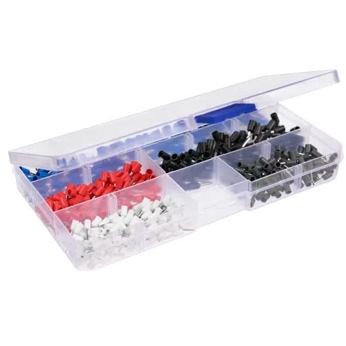 500 Aderendhülsen und Crimpzange für einfache Handhabung multi - farben - Easy2sell - Deluxe