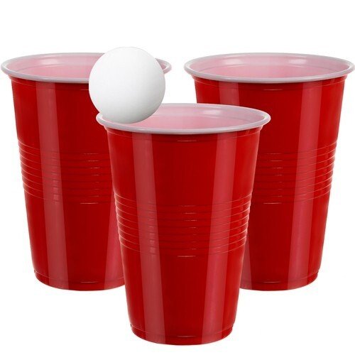 50x Bierpongbecher Red Cups stabile Rote Bierbecher Bierpong Becher Beerpong - Easy2sell - Deluxe