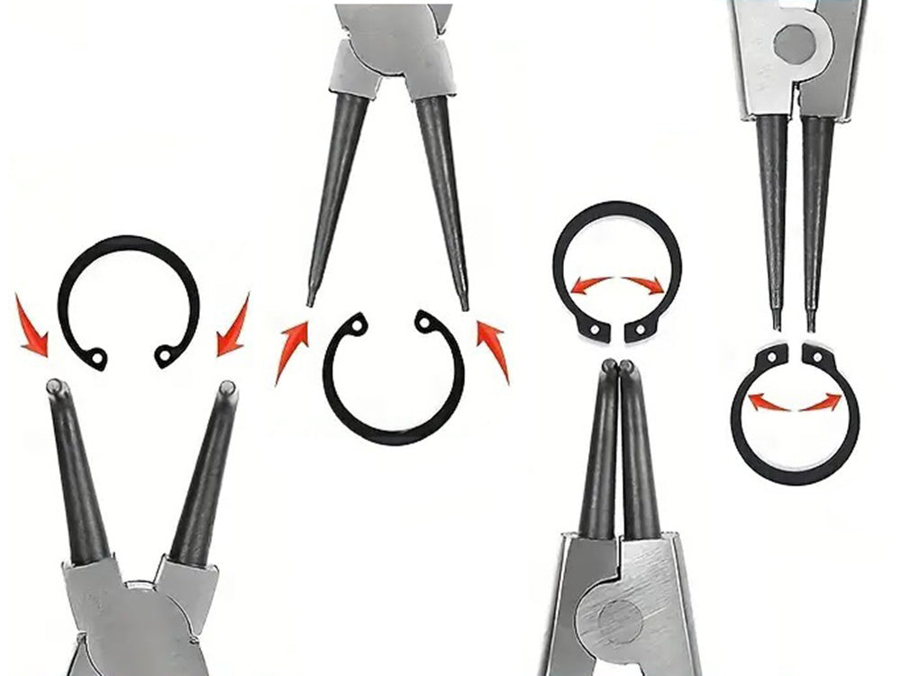 Verk 11426 Sicherungsringzangen-Set, 4-teilig