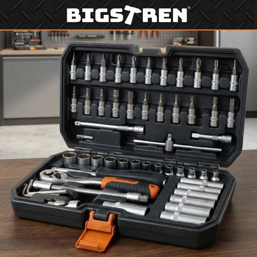 56 - teiliges Werkzeugset mit 72 - Zahn - Ratsche - Easy2sell - Deluxe