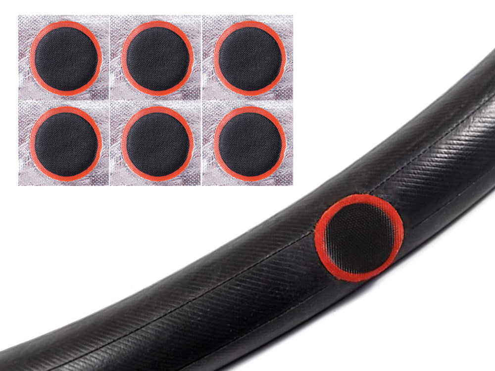 Flickzeug für Fahrradschläuche und Reifen 10-teilig mit Kleber und Spatel Set