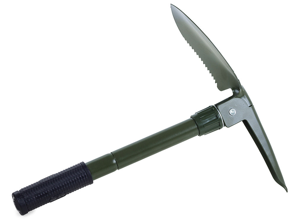 Klappspaten multifunktional Stahl klappbar Säge Öffner Gürteltasche 41,5 cm