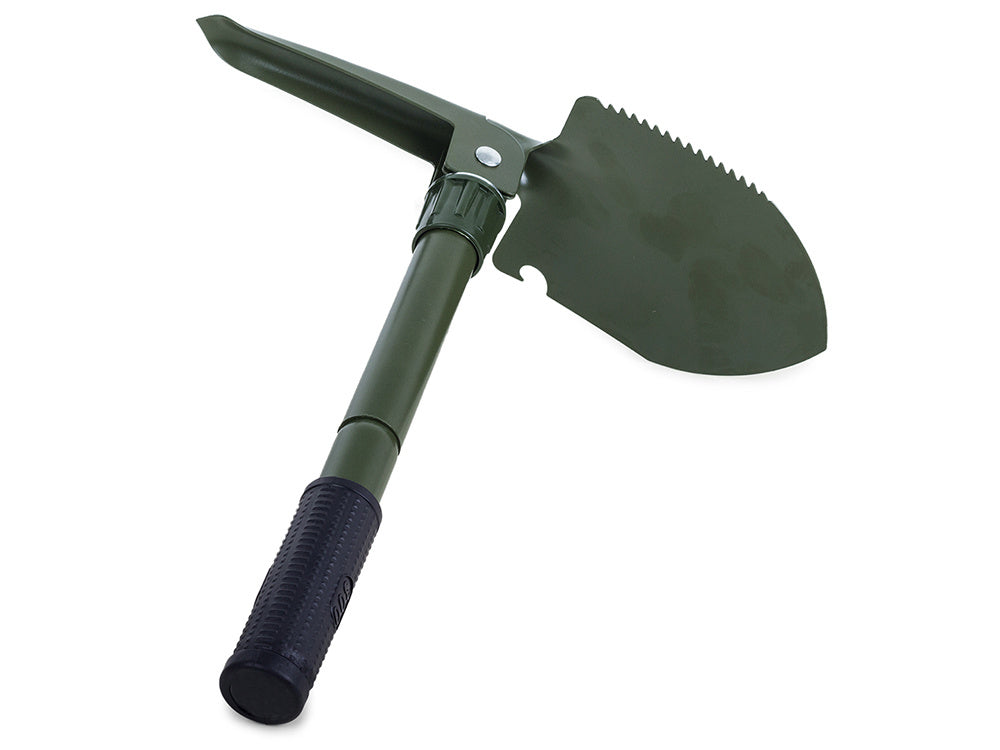Klappspaten multifunktional Stahl klappbar Säge Öffner Gürteltasche 41,5 cm