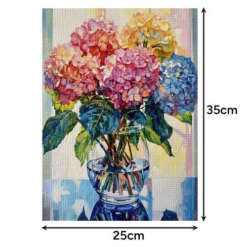 5D Diamantmalerei Set Blumenstrauß – Kreatives Mosaik Bild 30x40 cm - Easy2sell - Deluxe