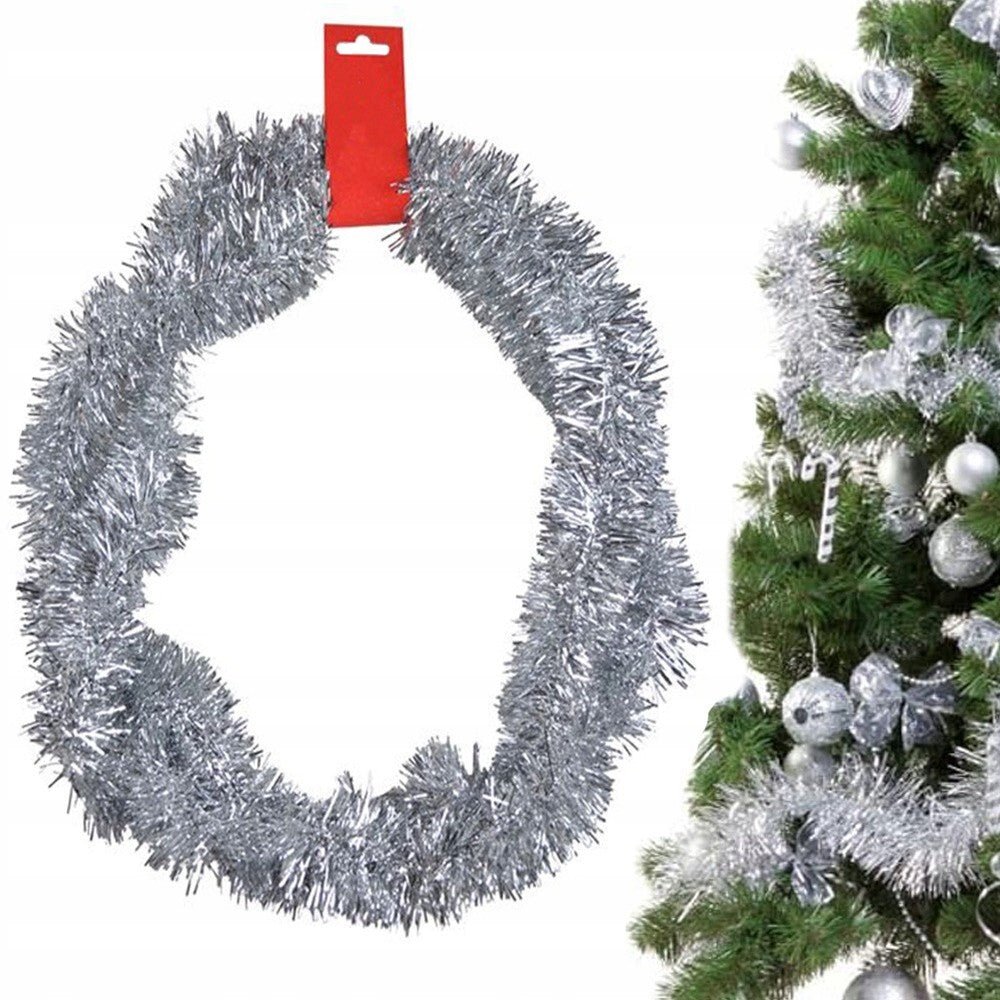 5x Lametta Girlande Weihnachtsbaum Weihnachtsgirlande Christbaumschmuck Deko - Easy2sell - Deluxe