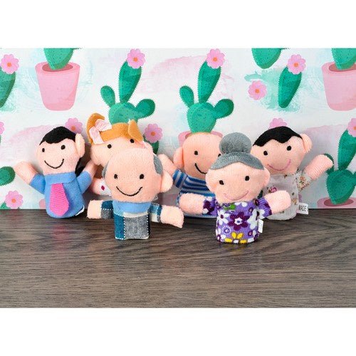 6 Fingerpuppen Set für kreatives Spielen mehrfarbig - Easy2sell - Deluxe