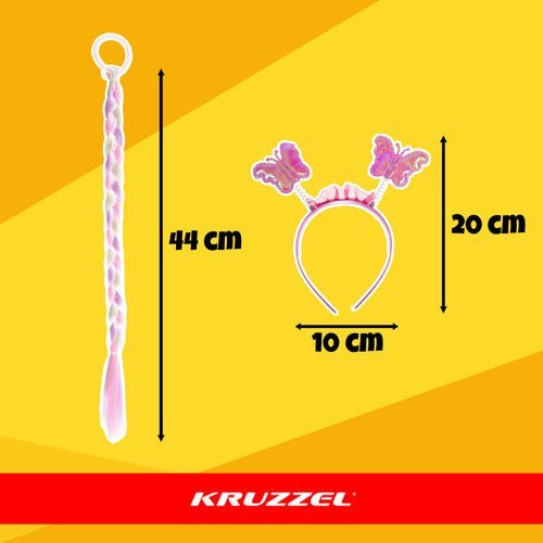 6 - teiliges Schmetterlingskostüm für Kinder leicht anzuziehen, mehrfarbig - Easy2sell - Deluxe