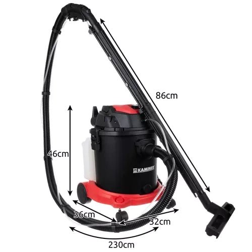 6 - tlg. Waschsauger 3 - in - 1 mit HEPA Filter und Blasfunktion - Easy2sell - Deluxe