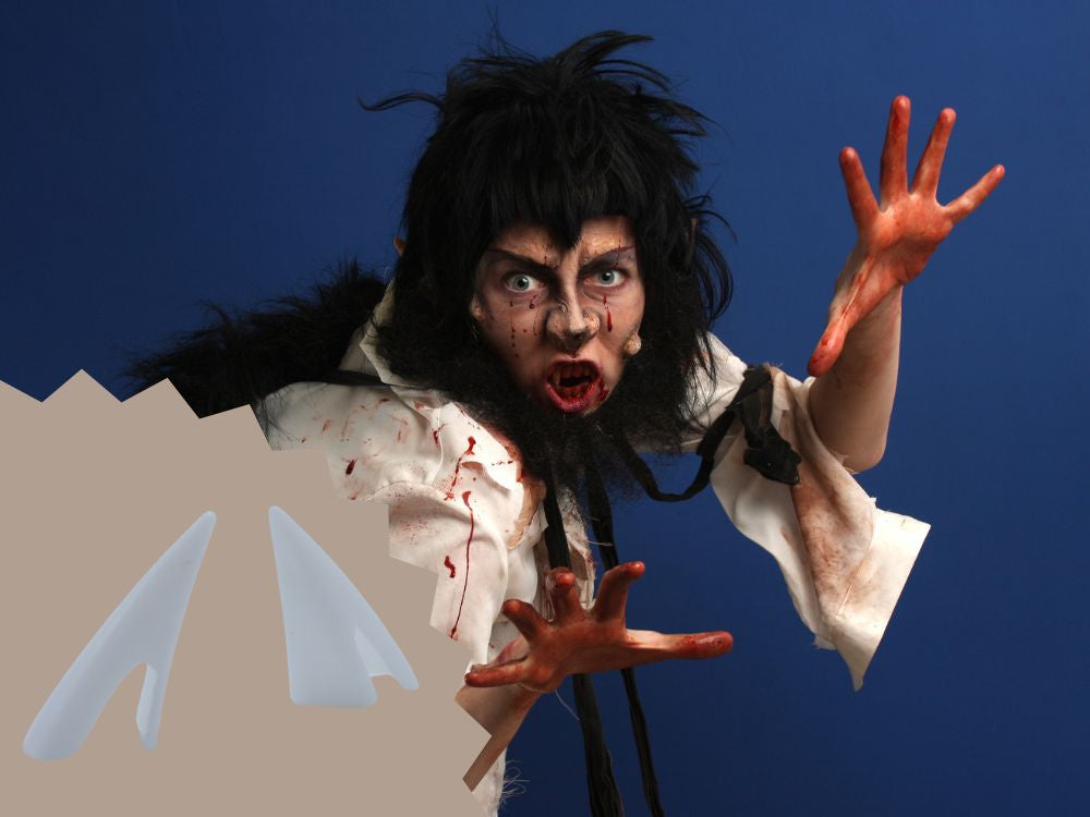 Verk 26141 Vampirzähne mit Ampullen mit Kunstblut, Halloween