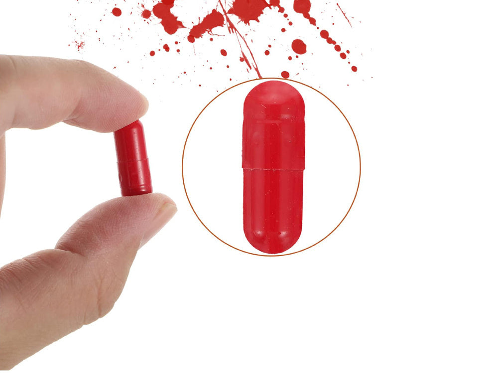 Verk 26141 Vampirzähne mit Ampullen mit Kunstblut, Halloween