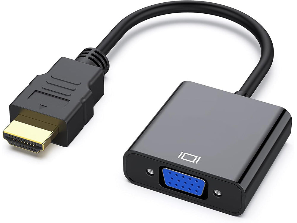 Konverteradapter HDMI auf VGA D-Sub Kabel schwarz