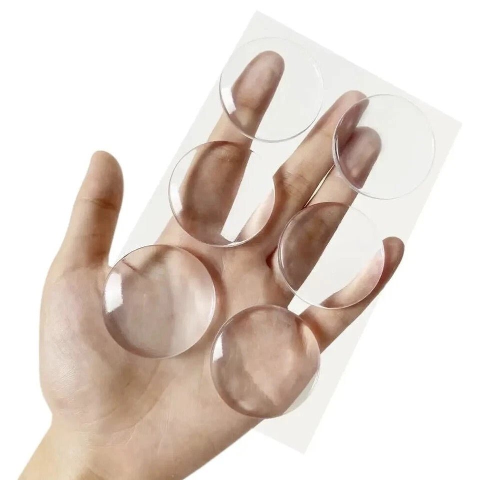 6x Türpuffer Türstopper selbstklebend Transparent Tür Wand Gummi Anschlag Puffer - Easy2sell - Deluxe