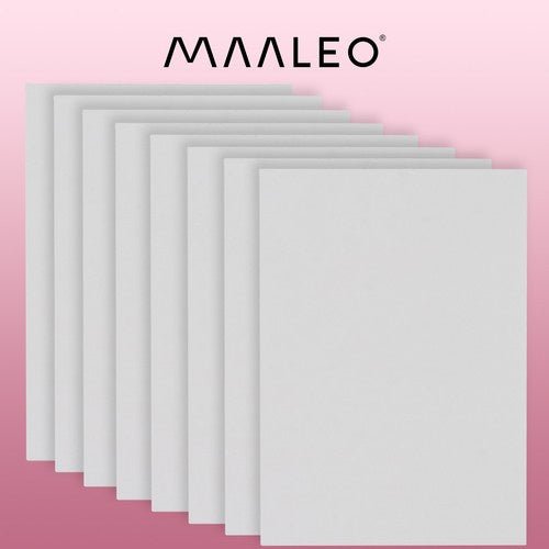 8er - Set Maltafeln für Mixed - Media - Technik, weiß - Easy2sell - Deluxe
