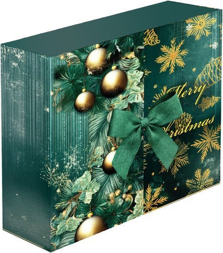 Adventskalender für Männer mit 24 Geschenken – Grün und Gold – 2025 - Easy2sell - Deluxe