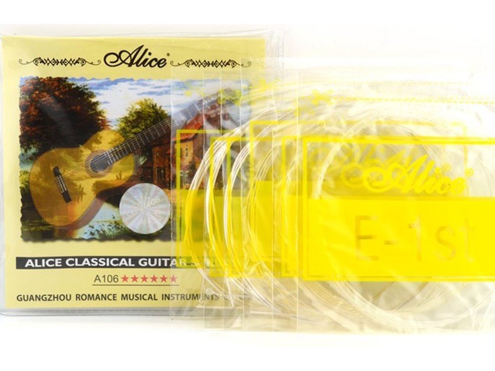 Alice AC106 - N Gitarrensaiten Satz Klassikgitarre - 6 Nylonsaiten - Easy2sell - Deluxe