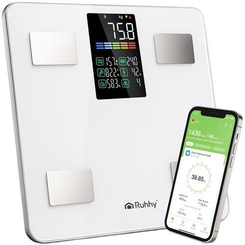 Analytische Waage mit Körperanalyse – Gesundheit überwachen – weiß - Easy2sell - Deluxe
