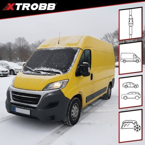 Antifrostmatte für Windschutzscheibe – XL Auto Abdeckung, 200 x 100 cm - Easy2sell - Deluxe