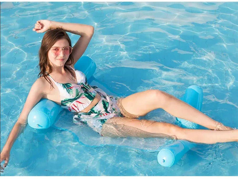 Aufblasbare Wasserhängematte Schwimmbett Wasserliege Luftmatratze Pool Lounge - Easy2sell - Deluxe