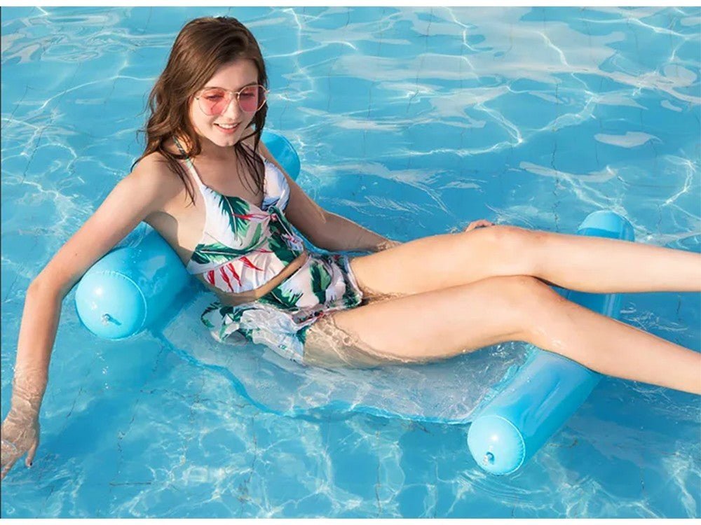Aufblasbare Wasserhängematte Schwimmbett Wasserliege Luftmatratze Pool Lounge - Easy2sell - Deluxe
