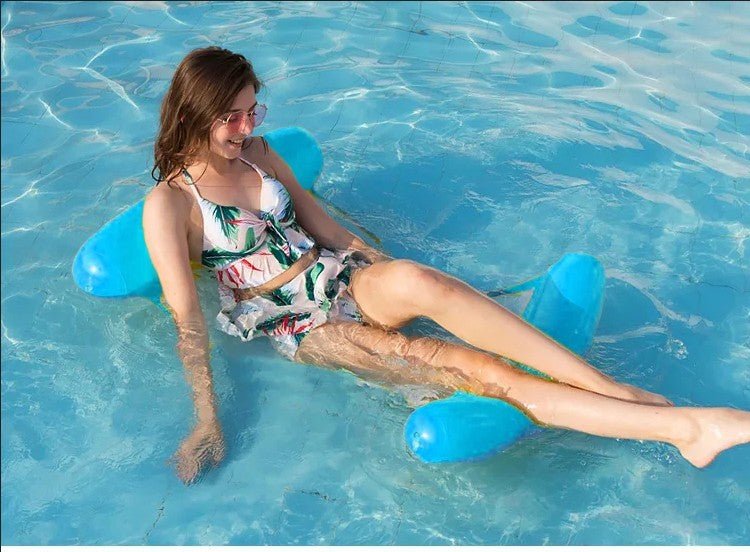 Aufblasbare Wasserhängematte Schwimmbett Wasserliege Luftmatratze Pool Lounge - Easy2sell - Deluxe