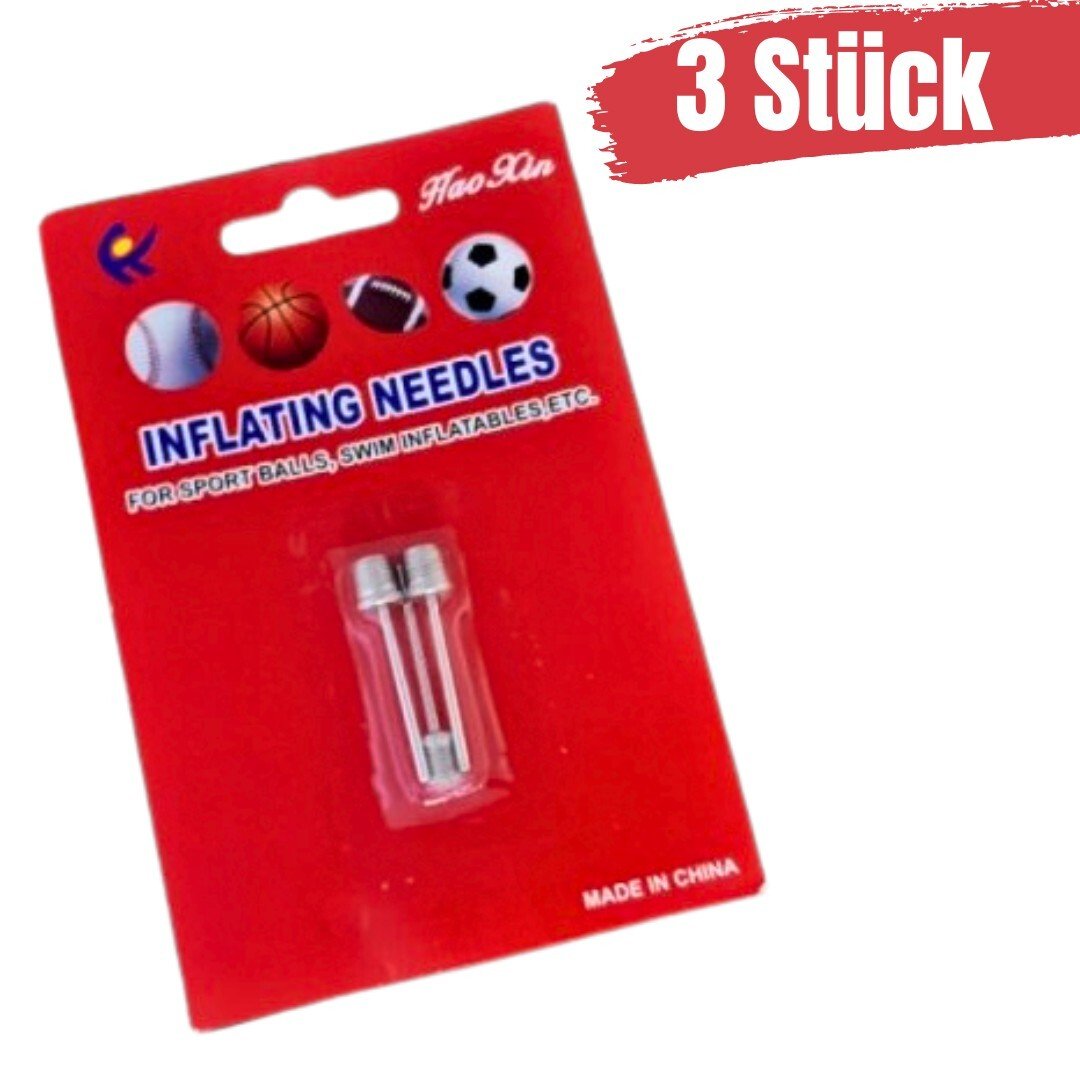 Ballnadel Fußball Ventil Ball Nadel Ballpumpe Nadeln Luft Pumpe Basketball Set - Easy2sell - Deluxe