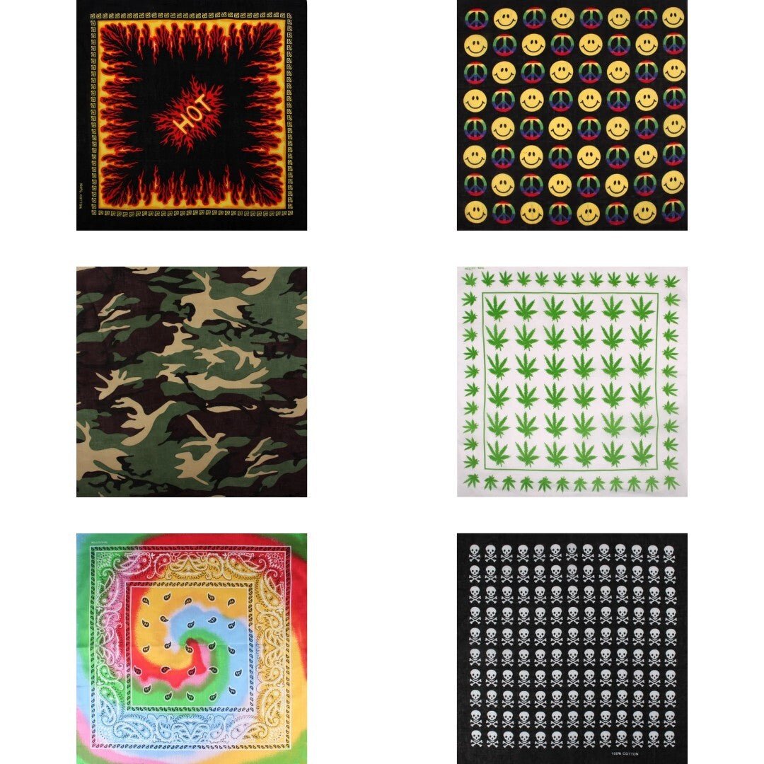 Bandana Headwrap Kopftuch Halstuch Mütze Army Biker Pirat Schal Tuch Festival - Easy2sell - Deluxe