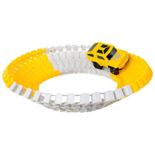 Baustellen Rennbahn Set mit Kran und Baufahrzeugen – 255 Teile Spielzeug - Easy2sell - Deluxe