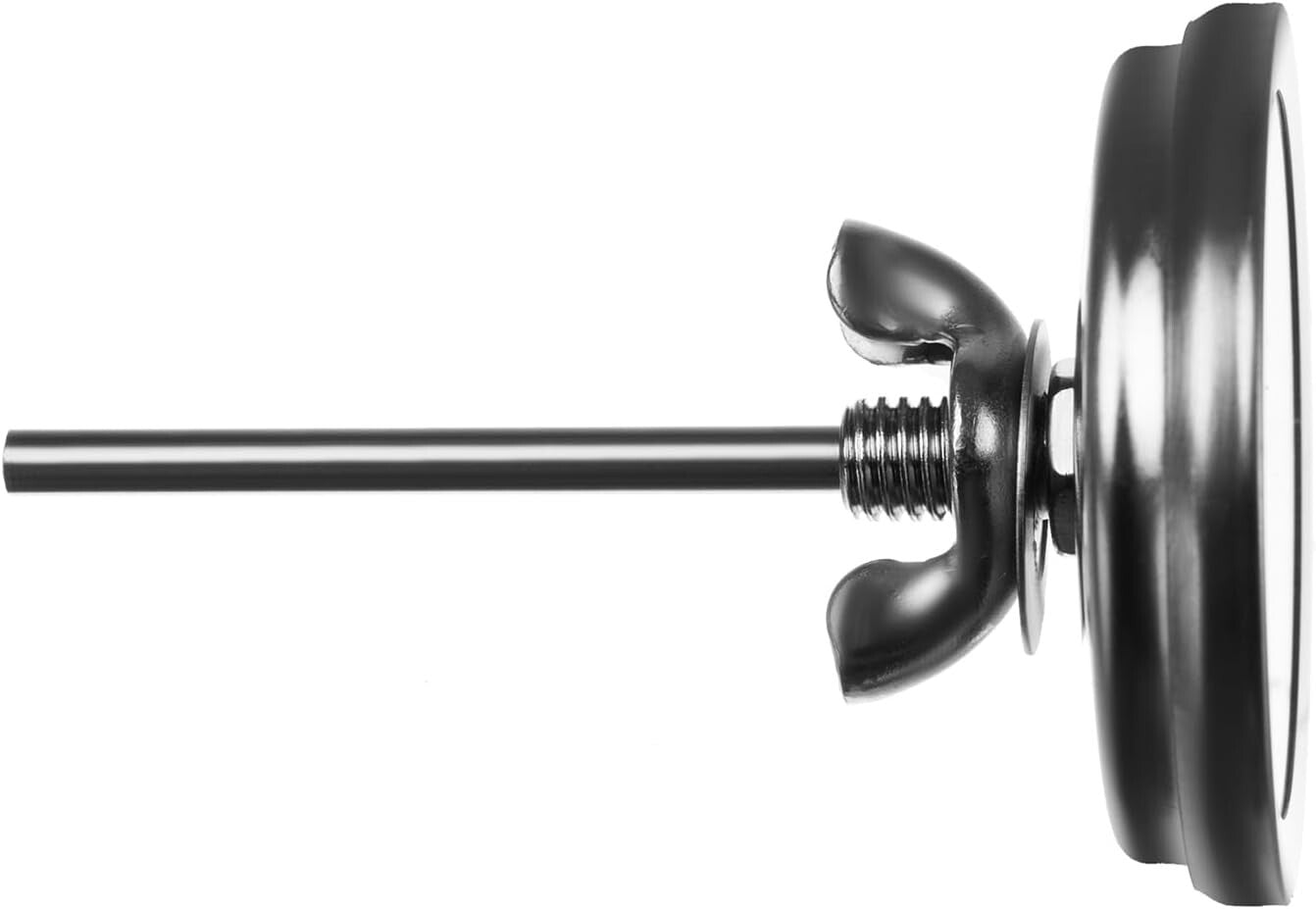 BBQ Grill Thermometer Edelstahl Analog Smoker Gasgrill Räucherofen Einbau Deckel - Easy2sell - Deluxe