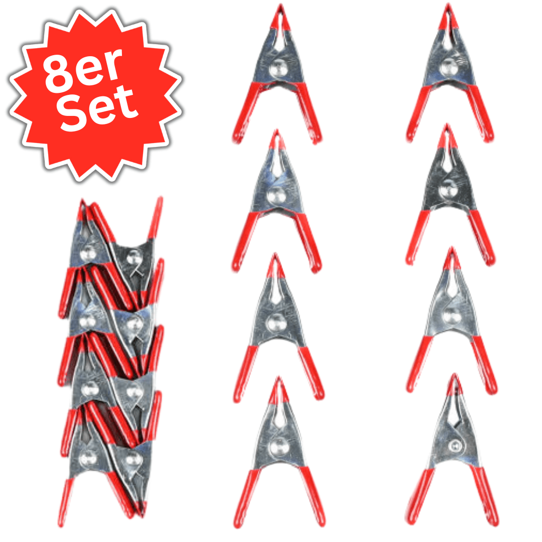Benson Mini Federzwingen Set 8 - teilig - Easy2sell - Deluxe