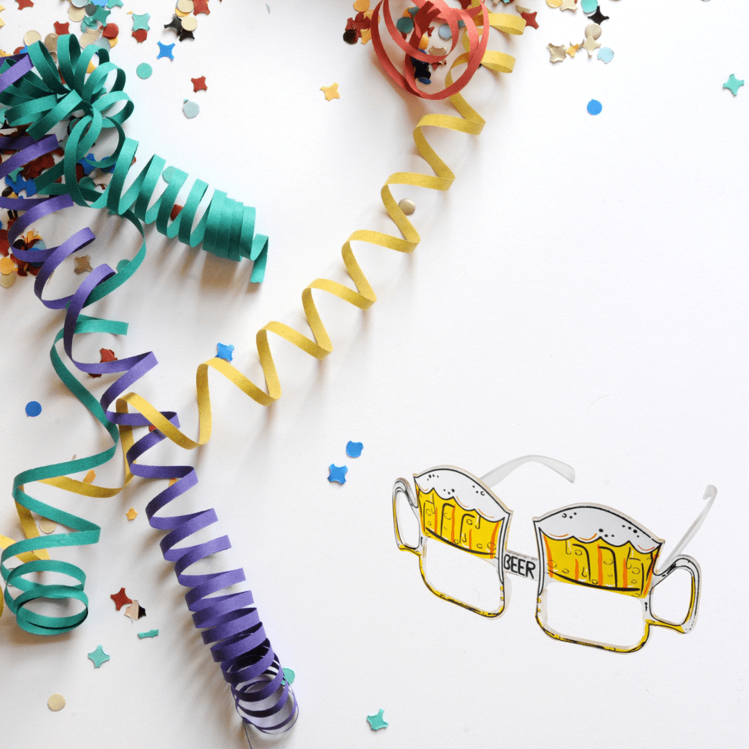 Bier Brille Spaßbrille Partybrille Bierbrille für Verkleidung Partys & Festivals - Easy2sell - Deluxe