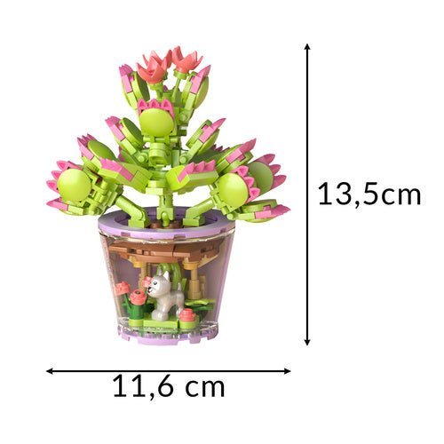 Blumen Baukasten Set für Kinder – 172 Teile Kreativspielzeug Mehrfarbig - Easy2sell - Deluxe