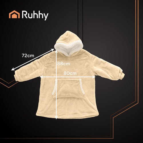 Bluza XXL - koc beżowy Ruhhy 26146 - Easy2sell - Deluxe