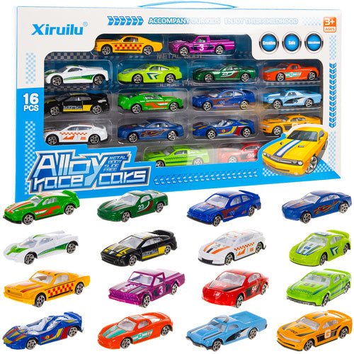 Bunte Autos/Federn 1:64 - 16 Stück 26319 - Easy2sell - Deluxe