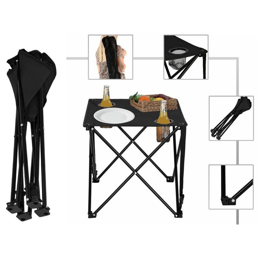 Campingtisch Festivaltisch faltbar & klappbar Angel Tisch Inkl. Tragetasche - Easy2sell - Deluxe