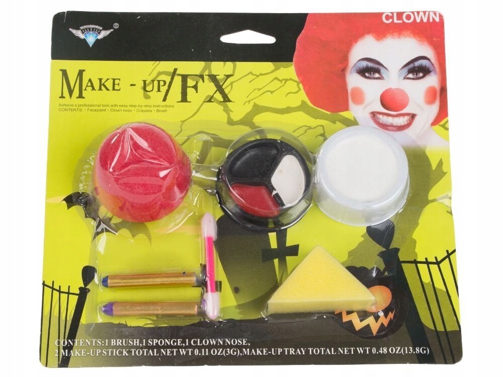 Clown Schminkset für Karneval - Easy2sell - Deluxe