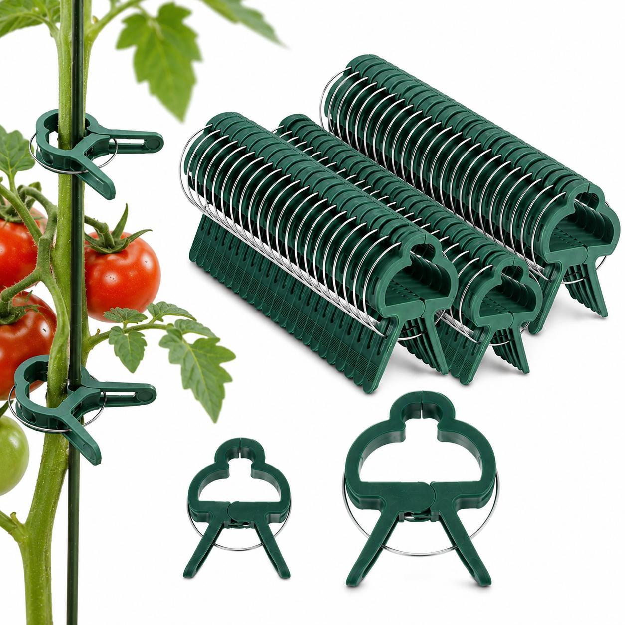 108x Pflanzenclips Pflanzenbinder Pflanzenklammern Pflanzenhalter Rankhilfe Clips