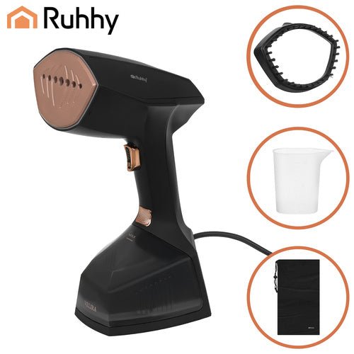 Dampfglätter 2000W Steamer für Kleidung – 360ml Wassertank, Schwarz - Easy2sell - Deluxe