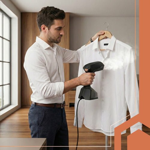 Dampfglätter 2000W Steamer für Kleidung – 360ml Wassertank, Schwarz - Easy2sell - Deluxe