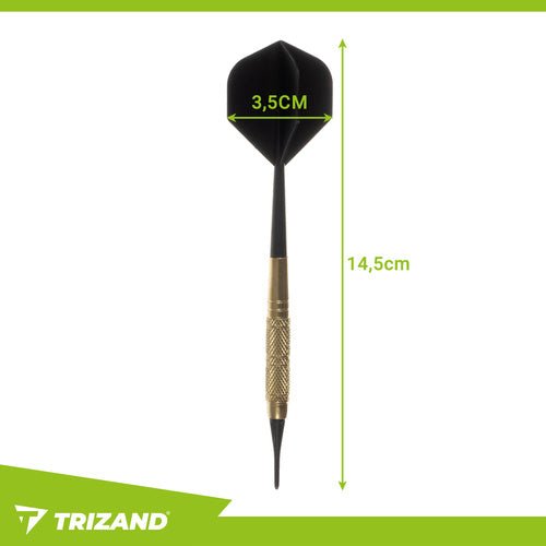 Darts - Set 12 - tlg. + Spitzen Trizand 26100 - Easy2sell - Deluxe