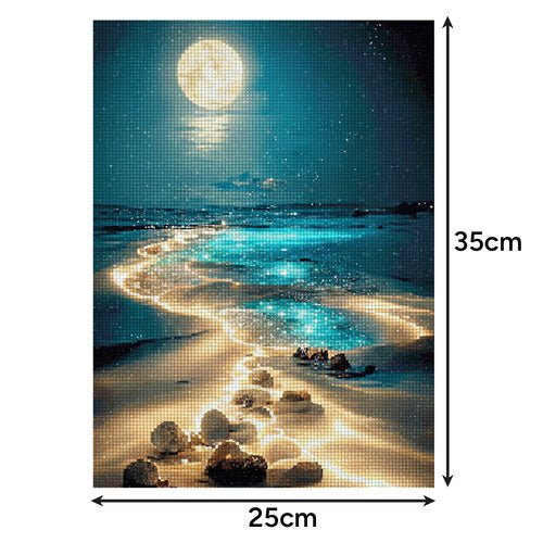 Diamantstickerei "Strand" 40x30cm Maaleo 26769 - Easy2sell - Deluxe