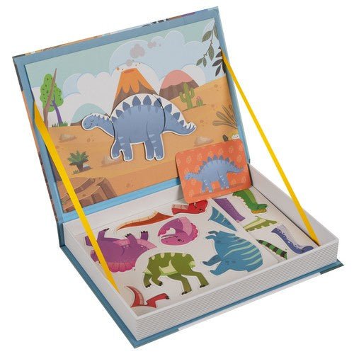 Dinosaurier Magnetpuzzle – 36 - teiliges Lernspielzeug in Buchform für Kinder - Easy2sell - Deluxe
