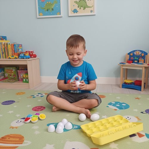 Eiersortierer Montessori Lernspielzeug – 12 - teiliges Puzzle für Kinder - Easy2sell - Deluxe