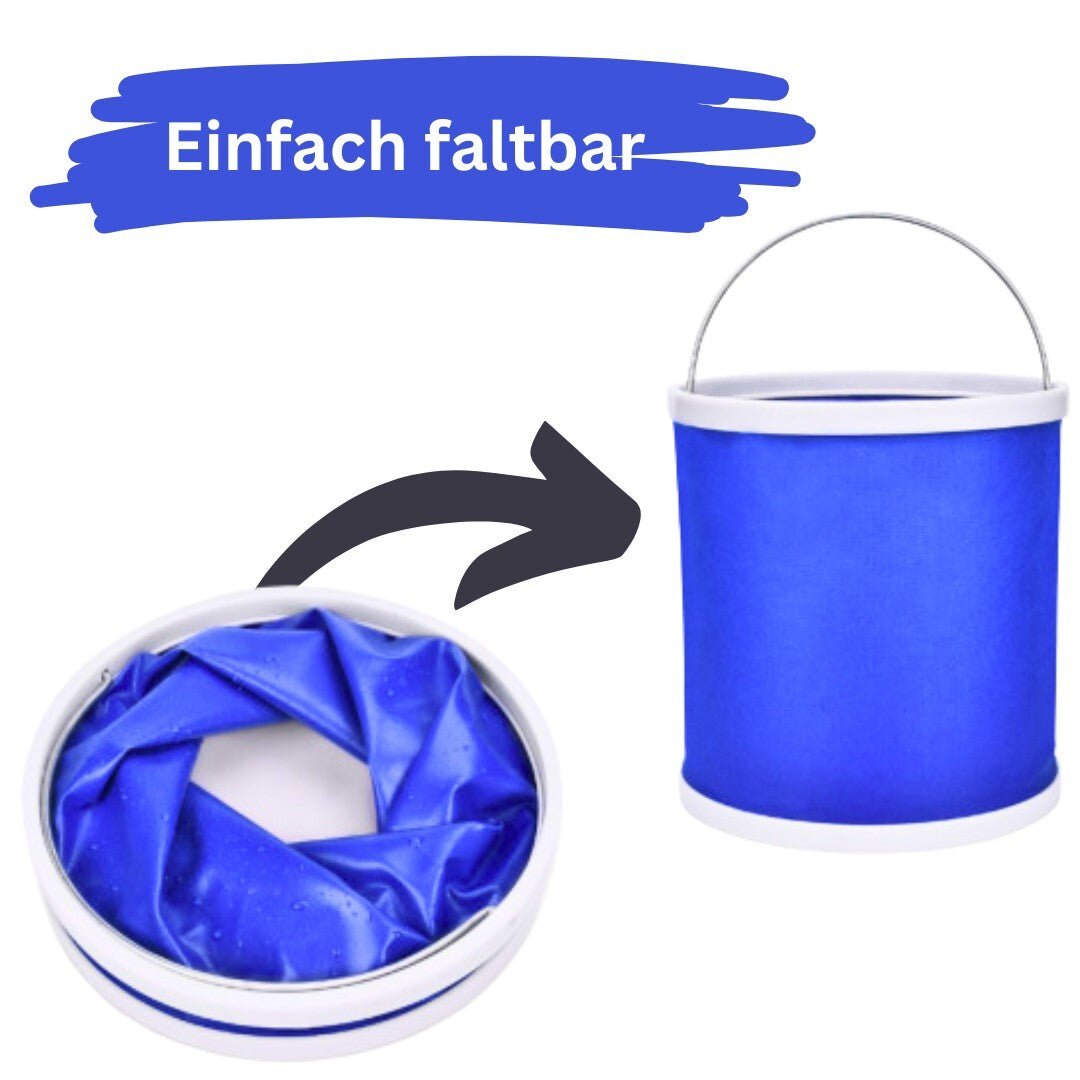 Eimer faltbar Falteimer Camping faltbarer Putzeimer Camping - Eimer Wassereimer - Easy2sell - Deluxe