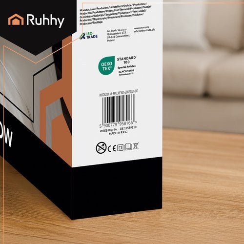 Elektrisches Heizkissen für Rücken und Nacken – 60x38 cm, Grau, 4 Stufen - Easy2sell - Deluxe