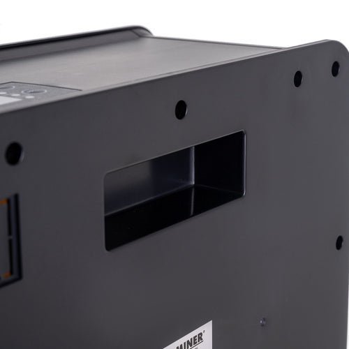 Elektroheizung mit Flammeneffekt – 2000W Keramik Heizlüfter, Schwarz - Easy2sell - Deluxe