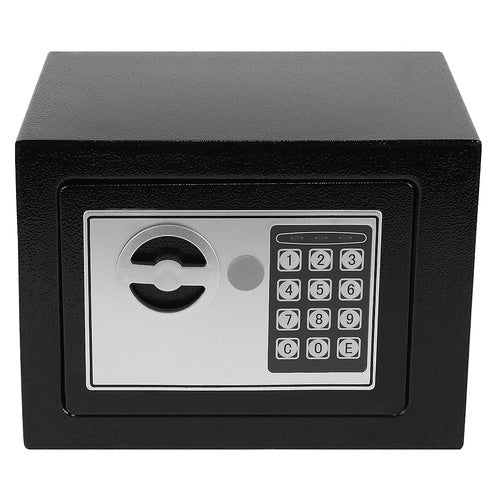 Elektronischer Safe – Heimtresor aus Stahl mit Zahlenschloss, Schwarz - Easy2sell - Deluxe